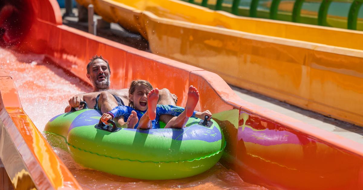 Father and son in the run out