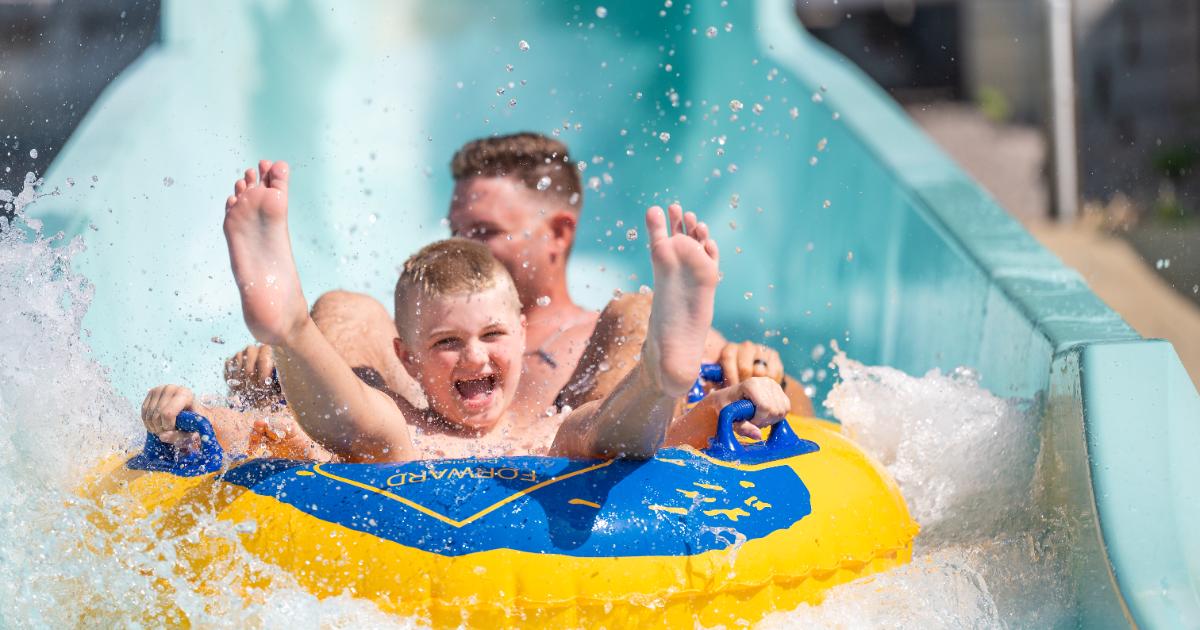 boy having fun on ride