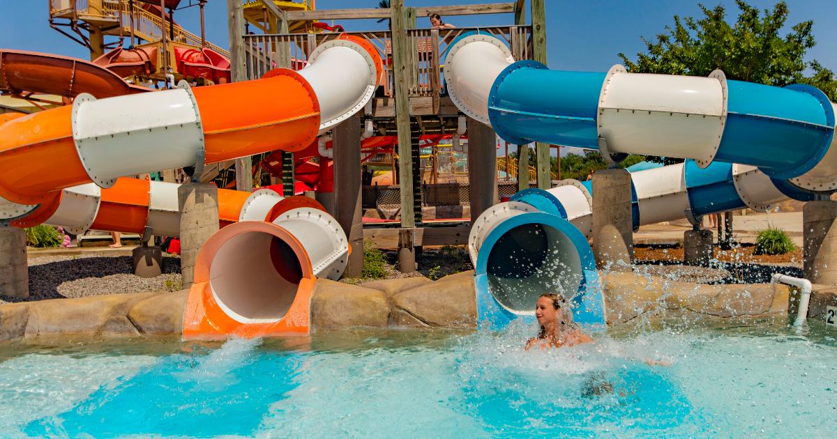 one slider out of blue slide