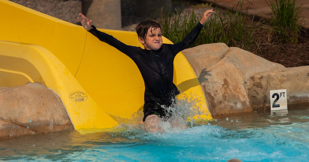 Kid with black rash guard